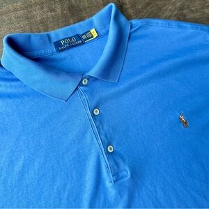 Polo Ralph Lauren Blue Polo - Men’s Size: 4XB - Short Sleeve - 100% Cotton